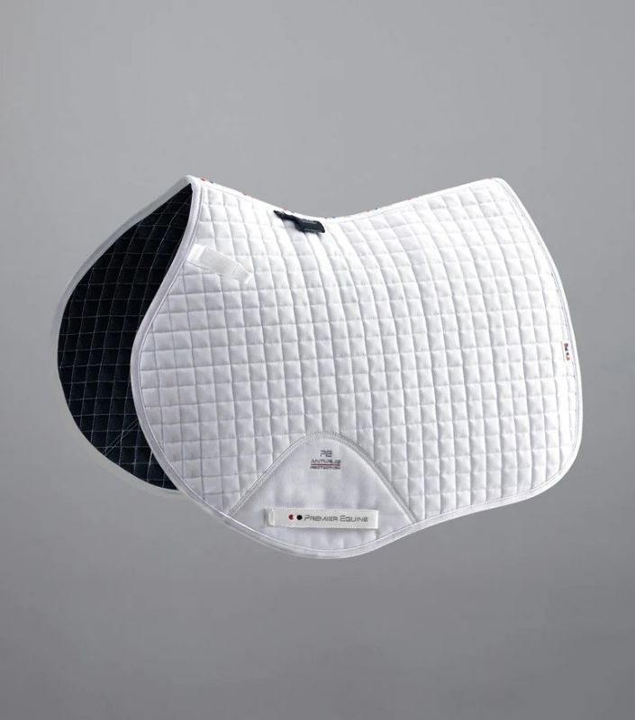 PE CC GP/Jump Cotton Saddlecloth (White)